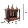 Jaya Solid Wood Free Standing Prayer Unit