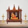 Nikhil Solid Wood Free Standing Prayer Unit