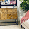 Ran Sideboard With Hearing Bone Design