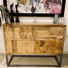 Ran Sideboard With Hearing Bone Design