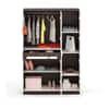 Bluewud Andrie 3 Door Wardrobe with Mirror and Drawer
