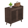 Carlem 2 Door Free Standing Engineered Wood Shoe Rack in Wenge Finish