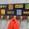 Stock Multicolor Engineered Wood Wal Hook Plate