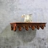 Butcher Coffee Walnut Solid Wood Wal Shelf