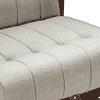 Garey Solid Wood Rocking Chair in Light Grey Colour