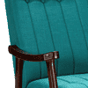 Edwards Solid Wood Rocking Chair in Teal Colour