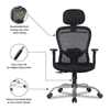 Corre Net Swivel Study Chair in Black Colour