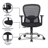 Corey Net Swivel Study Chair in Black Colour
