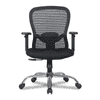 Corey Net Swivel Study Chair in Black Colour