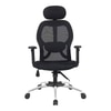 Lance Net Swivel Study Chair in Black Colour