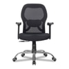 Zen Net Swivel Study Chair in Black Colour