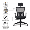 Ergonomic Net Swivel Study Chair in Black Colour