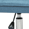 Feleena Fabric Swivel Study Chair in Blue Colour