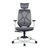 Raice Net Swivel Study Chair in Grey Colour