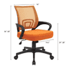 Task Net Swivel Study Chair in Orange Colour