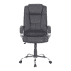 Buttam Leatherette Swivel Study Chair in Black Colour