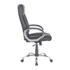 Buttam Leatherette Swivel Study Chair in Black Colour