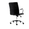Gruber Leatherette Swivel Study Chair in Black Colour