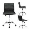 Kaycee Leatherette Swivel Study Chair in Black Colour
