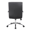 Landyn Leatherette Swivel Study Chair in Black Colour
