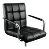Mason Leatherette Swivel Study Chair in Black Colour