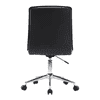 Rawtenstall Leatherette Swivel Study Chair in Black Colour
