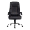 Adan Leatherette Swivel Study Chair in Black Colour