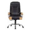 Adam Leatherette Swivel Study Chair in Black Colour