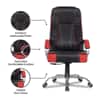 Eve Leatherette Swivel Study Chair in Black Colour