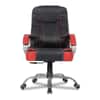 Joseph Leatherette Swivel Study Chair in Black Colour