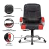 Joseph Leatherette Swivel Study Chair in Black Colour