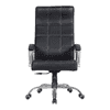 Corr Leatherette Swivel Study Chair in Black Colour
