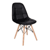 Maxime Leatherette Study Chair in Black Colour