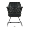 Essex Leatherette Study Chair in Black Colour