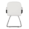 Sedric Leatherette Swivel Study Chair in Black Colour
