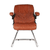 Presly Leatherette Study Chair in Brown Colour