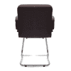 Pervina Leatherette Study Chair in Brown Colour