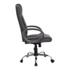 Buttam Leatherette Swivel Study Chair in Grey Colour