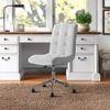 Feleena Leatherette Swivel Study Chair in GREY Colour