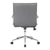 Goris Leatherette Swivel Study Chair in Grey Colour