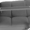 Jeny Leatherette Swivel Study Chair in Grey Colour