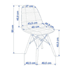 Maxime Leatherette Study Chair in Grey Colour