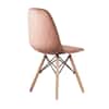 Maxime Leatherette Study Chair in Pink Colour