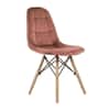 Maxime Leatherette Study Chair in Pink Colour