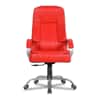 Odyssey Leatherette Swivel Study Chair in Red Colour