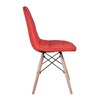 Maxime Leatherette Study Chair in Red Colour