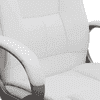 Buttam Leatherette Swivel Study Chair in White Colour