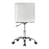 Feleena Leatherette Swivel Study Chair in White Colour