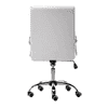 Gruber Leatherette Swivel Study Chair in White Colour