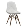Fabron Leatherette Study Chair in White Colour